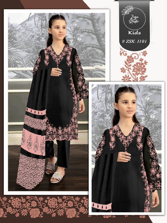 Zoya Studio ZSK-1101 Wholesale Luxury Pret Formal Wear Kids Suits