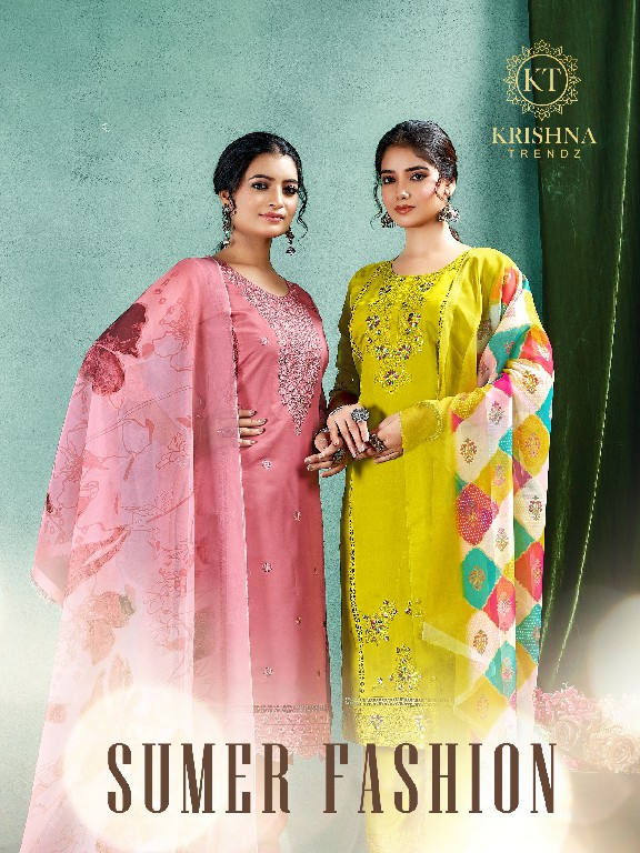 Krishna Trendz Sumer Fashion Vol-1 Wholesale Readymade 3 Piece Suits