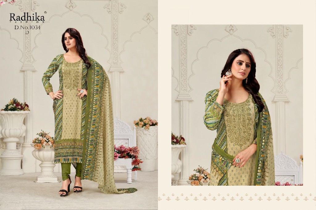 RADHIKA AZARA PRESENT MUSSARET VOL 25 DESIGNER PRINT WITH WORK SALWAR KAMEEZ COLLECTION