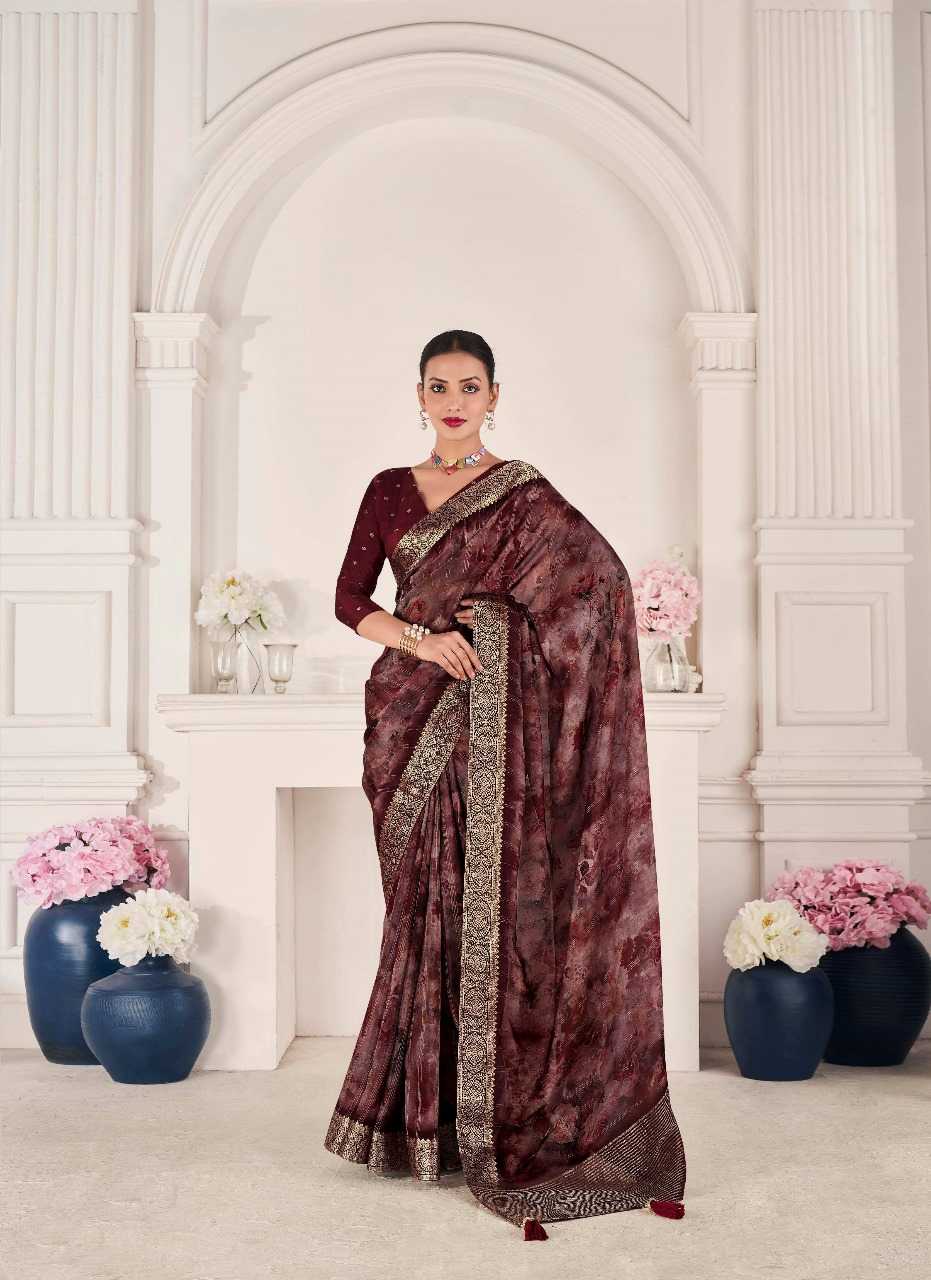 RIHANA SILK BY PANKH FANCY OCCASION WEAR VISCOSE SILK SAREE WHOLESALER