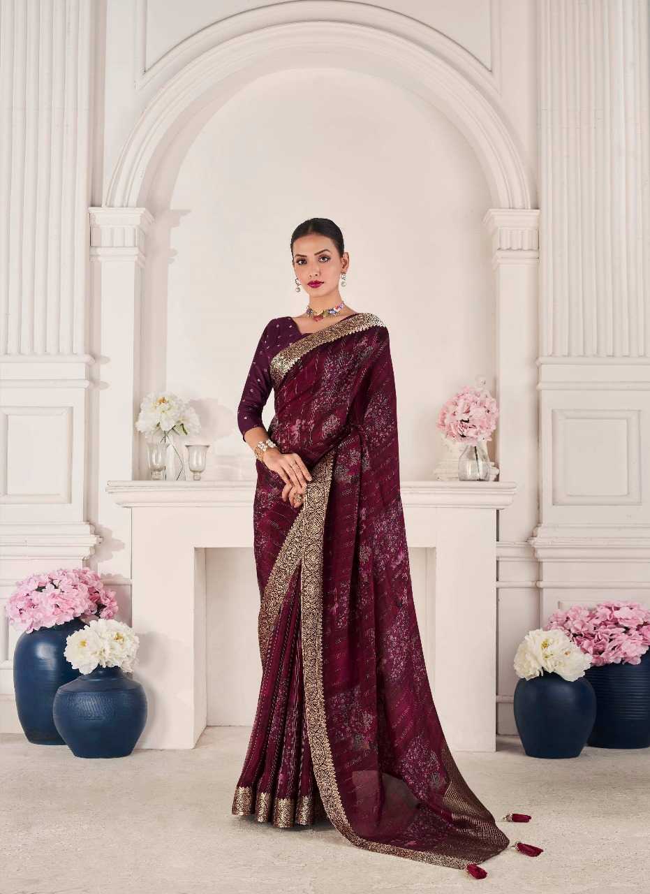 RIHANA SILK BY PANKH FANCY OCCASION WEAR VISCOSE SILK SAREE WHOLESALER