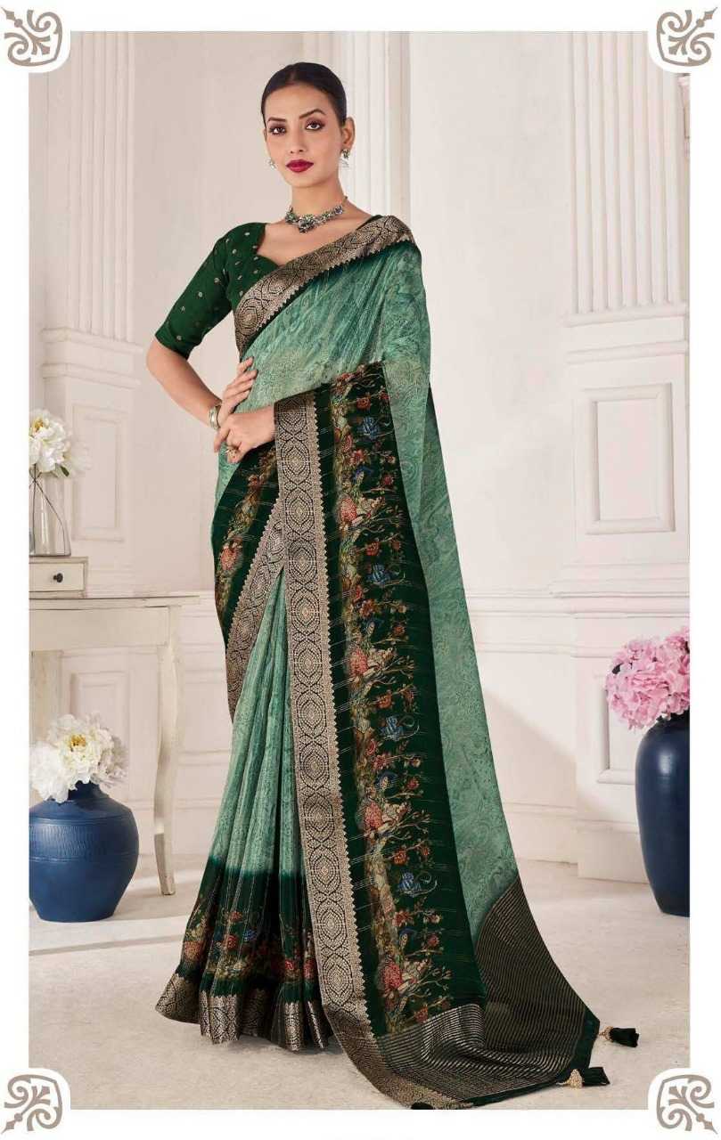 RIHANA SILK BY PANKH FANCY OCCASION WEAR VISCOSE SILK SAREE WHOLESALER