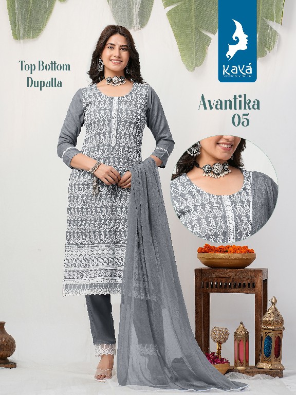 Kaya Avantika Wholesale Readymade Three Piece Salwar Suits