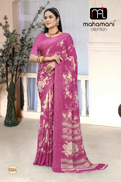 Mahamani Jaya Vol-1 Wholesale Weightless Sarees