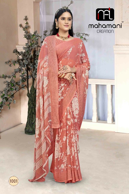 Mahamani Jaya Vol-1 Wholesale Weightless Sarees