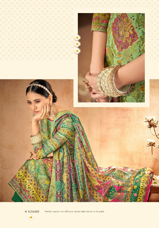 Alok Jhilmil Wholesale Soft Maslin With Aari Mirror Work Dress Material