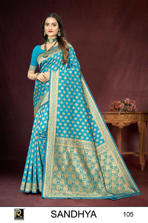 Ronisha Sandhya Wholesale Banarasi Silk Fabrics Sarees