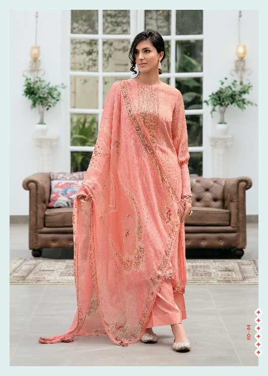 Varsha Kyomi Wholesale Viscose Chinon With Embroidery And Lace Festive Suits