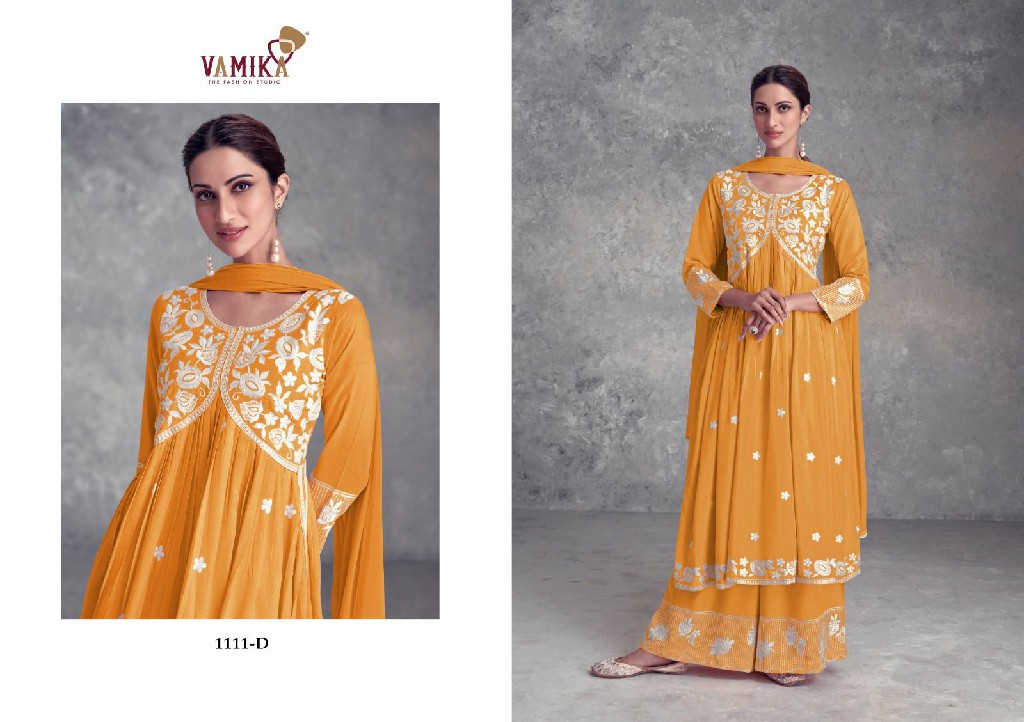 VAMIKA AADHIRA VOL 9 DARK LIST STYLISH NARYA STYLE LAKHNAWI SALWAR KAMEEZ