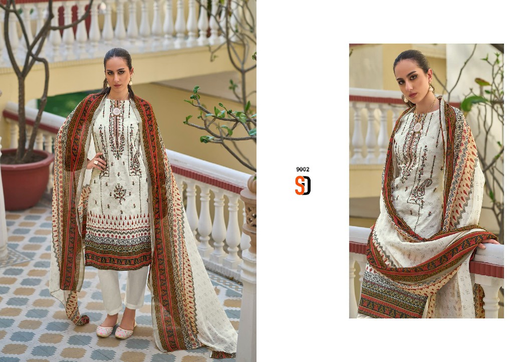 SHRADDHA DESIGNER BIN SAEED VOL 9 NEW STYLE PAKISTANI SALWAR KAMEEZ MATERIAL