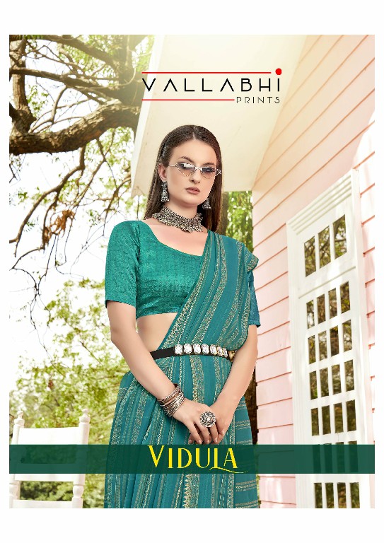 Vallabhi Vidula Wholesale Georgette Indian Sarees