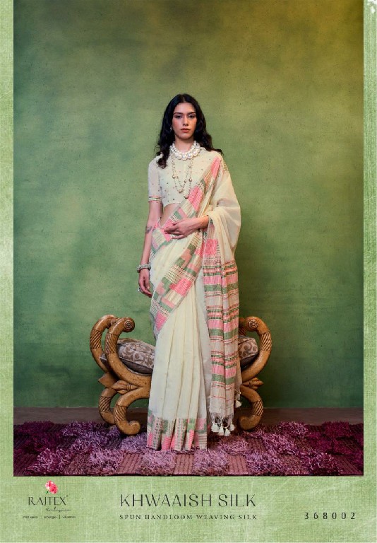 Rajtex Khwaaish Silk Wholesale Spun Handwoven Party Wear Sarees