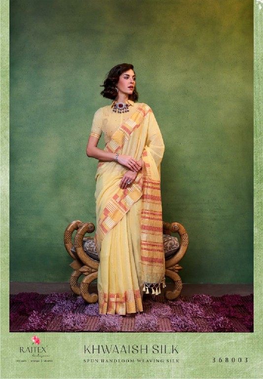 Rajtex Khwaaish Silk Wholesale Spun Handwoven Party Wear Sarees