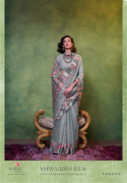 Rajtex Khwaaish Silk Wholesale Spun Handwoven Party Wear Sarees
