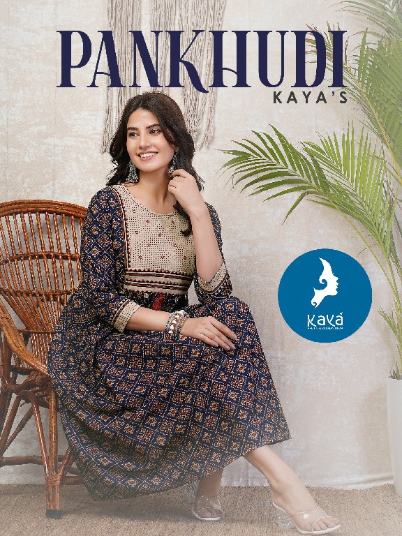 Kaya Pankhudi Wholesale Cotton Dhabu Gamthi Print Kurtis