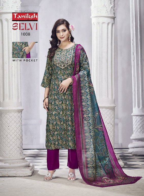 Taniksh Selvi Vol-2 Wholesale Hand Work Kurtis With Pant And Dupatta