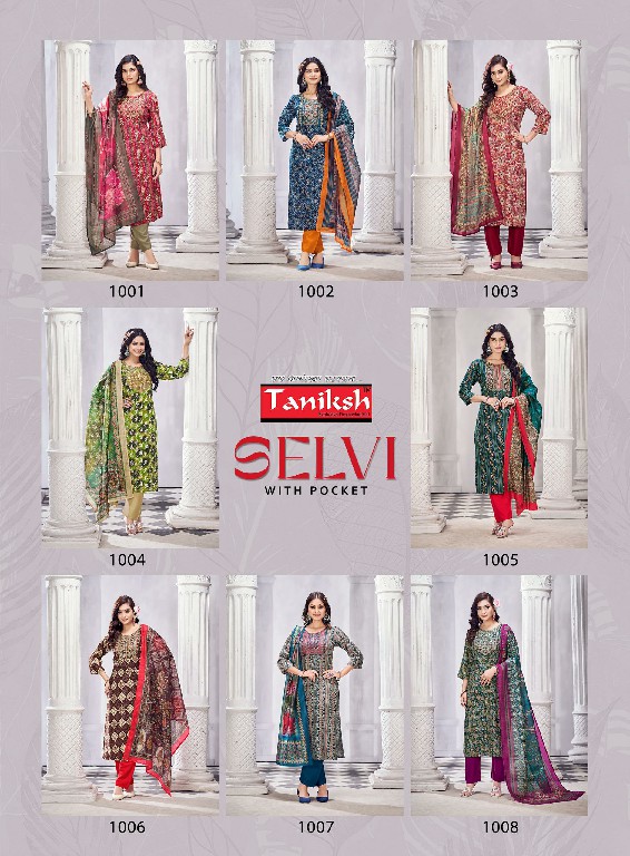 Taniksh Selvi Vol-2 Wholesale Hand Work Kurtis With Pant And Dupatta