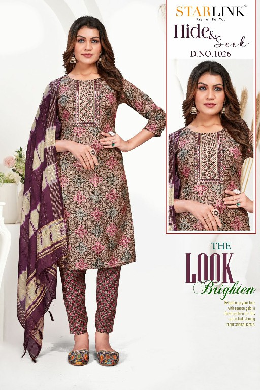 Starlink Hide And Seek Wholesale Readymade Three Piece Suits Combo