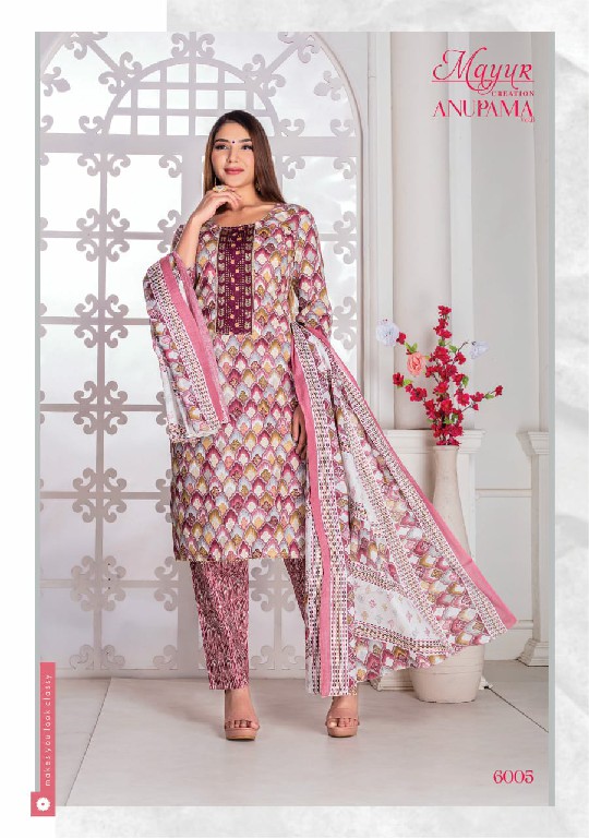 Mayur Anupama Vol-6 Wholesale Tie Pati With Work Dress Material