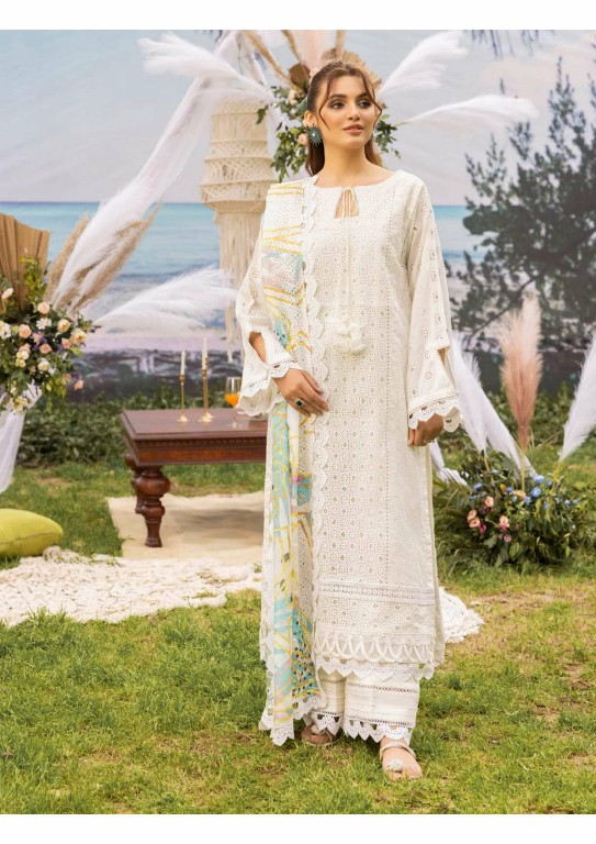 Adans Libas Irha Zia Schiffli Lawn Capter Vol-2 2024 Pakistani Salwar Suits