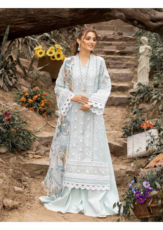 Adans Libas Irha Zia Schiffli Lawn Capter Vol-2 2024 Pakistani Salwar Suits