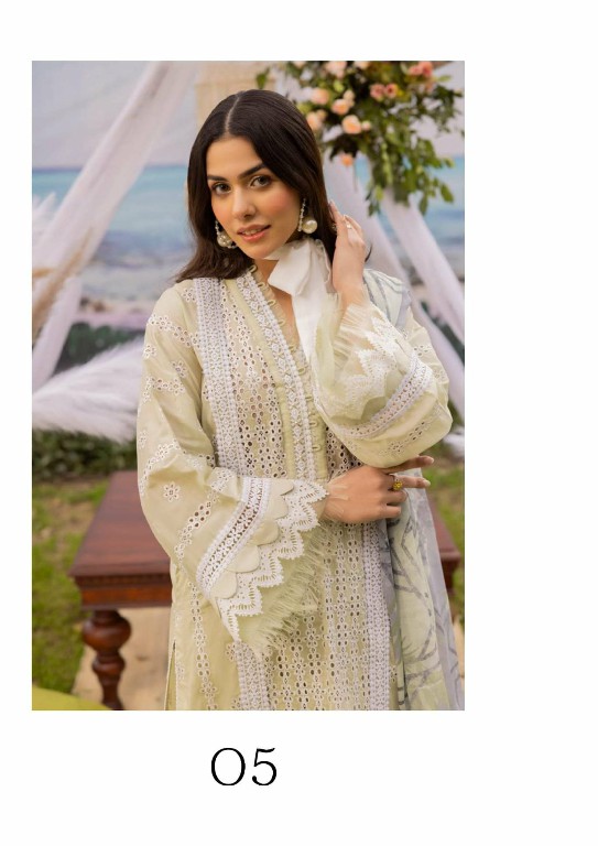 Adans Libas Irha Zia Schiffli Lawn Capter Vol-2 2024 Pakistani Salwar Suits