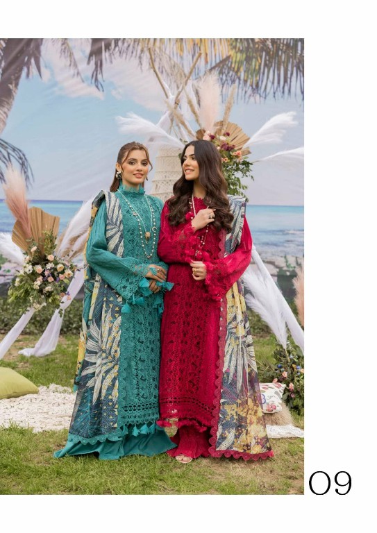 Adans Libas Irha Zia Schiffli Lawn Capter Vol-2 2024 Pakistani Salwar Suits