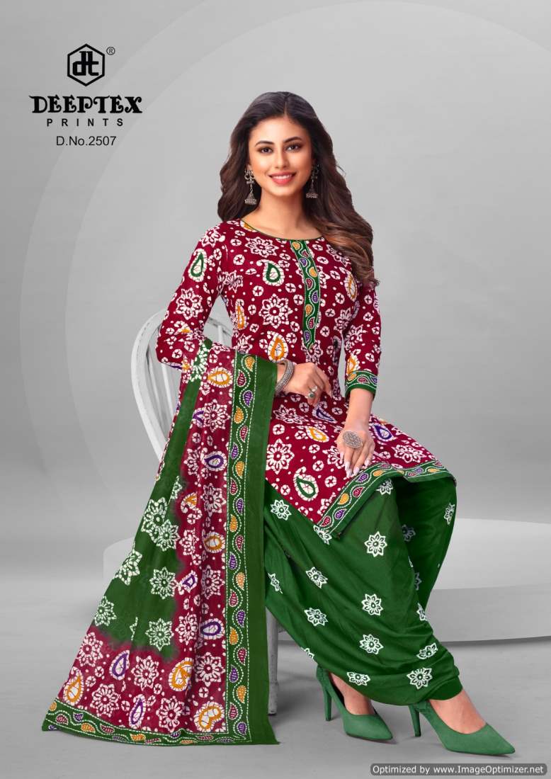 Deeptex Batik Plus Vol-25 Wholesale Pure Cotton Printed Dress Material