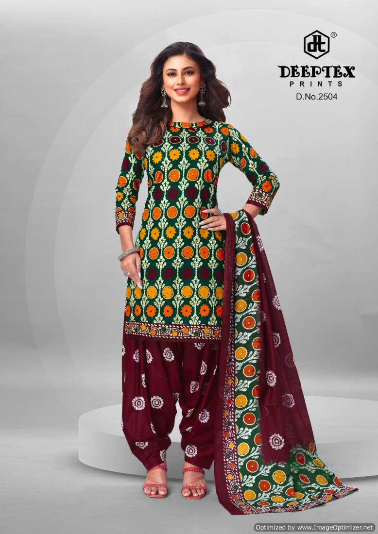 Deeptex Batik Plus Vol-25 Wholesale Pure Cotton Printed Dress Material