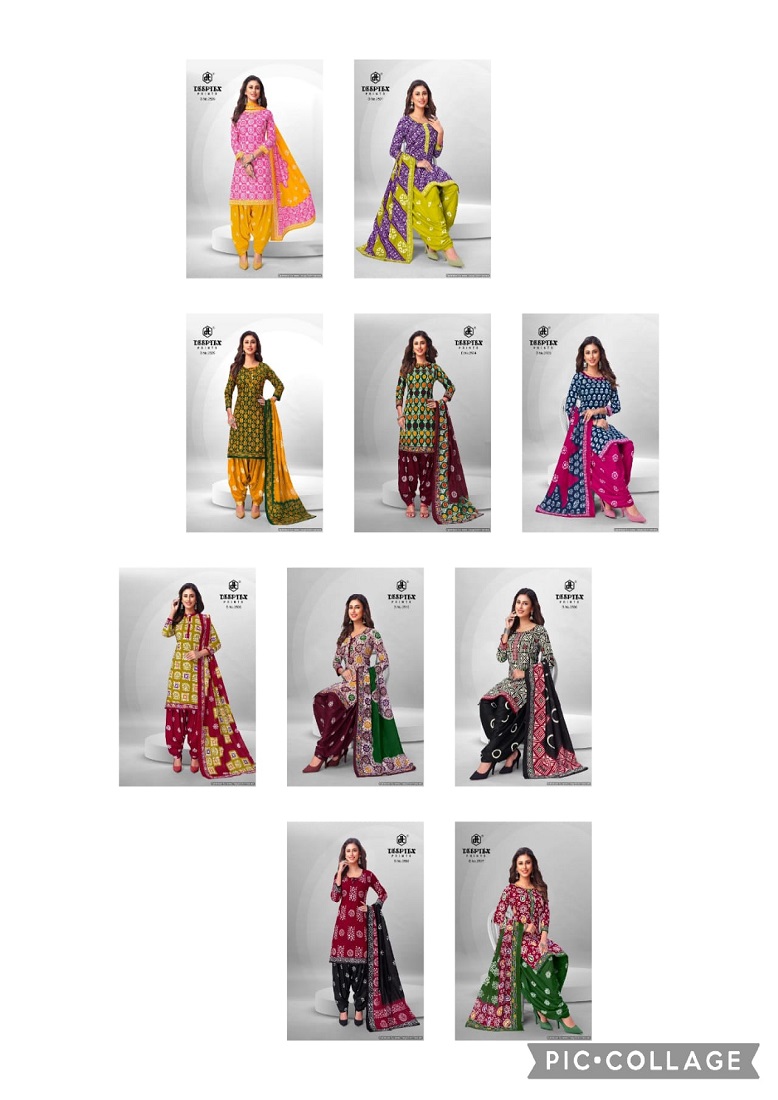 Deeptex Batik Plus Vol-25 Wholesale Pure Cotton Printed Dress Material