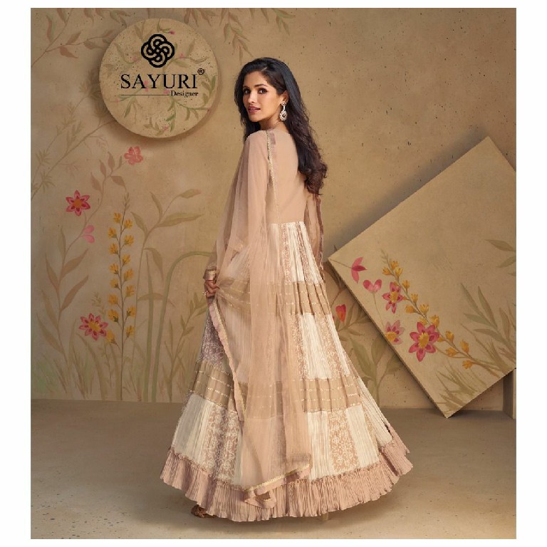 SAYURI DESIGNER FLORAL VOL 2 OCCASION WEAR FULL STITCH LONG GOWN WITH DUPATTA