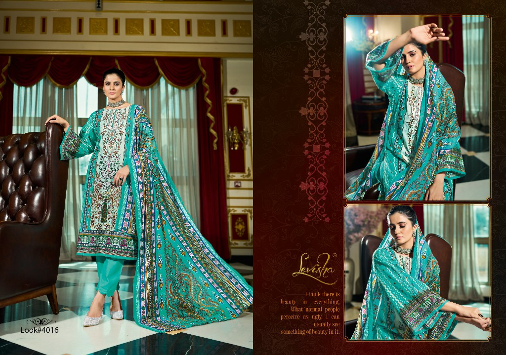 LEVISHA NAIRA NX VOL 4 HIT DESIGN CEMRIC COTTON PAKISTANI STYLE SALWAR KAMEEZ