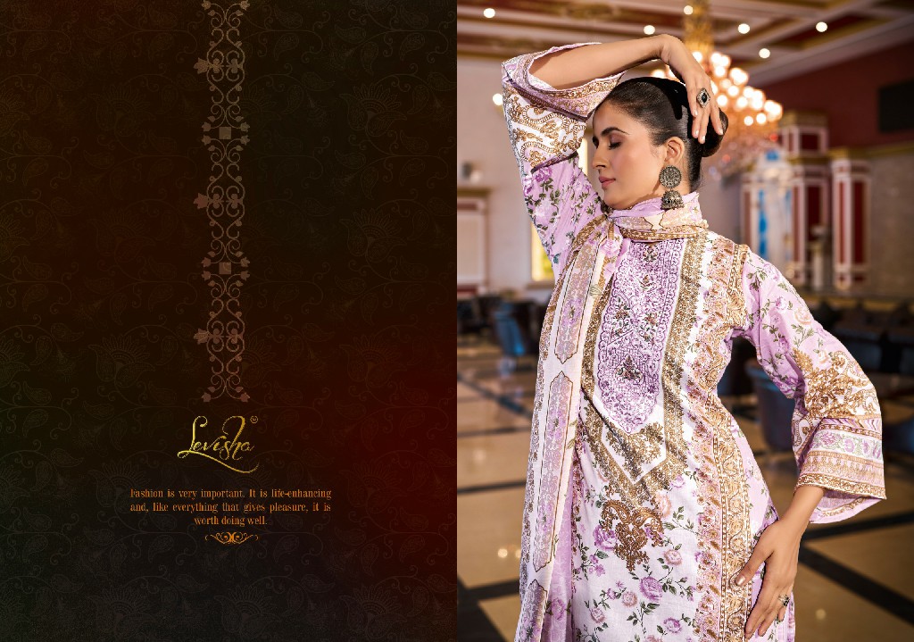 LEVISHA NAIRA NX VOL 4 HIT DESIGN CEMRIC COTTON PAKISTANI STYLE SALWAR KAMEEZ