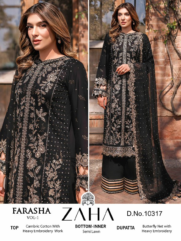 Zaha Farasha Vol-1 Wholesale Pakistani Concept Indian Salwar Suits