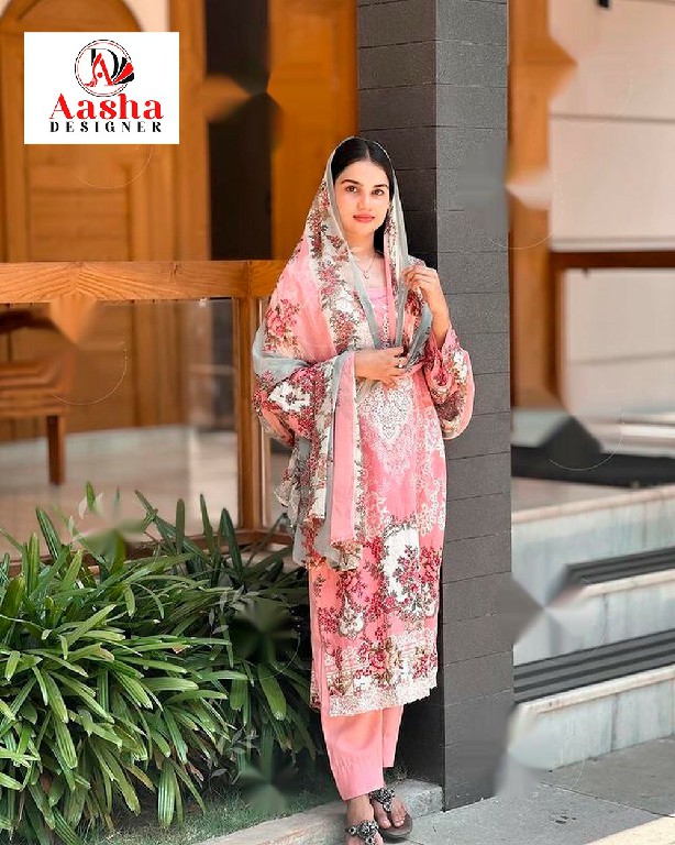 Aasha Needle Wonder Lawn Collection Vol-3 Pakistani Indian Concept Suits