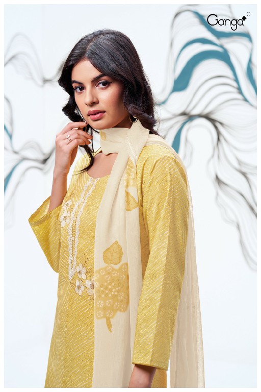 Ganga Maleah S2383 Wholesale Premium Cotton With Embroidery Salwar Suits