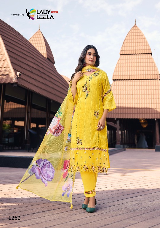 Lady Leela Summer Trends Wholesale Readymade Kurti With Pant And Dupatta