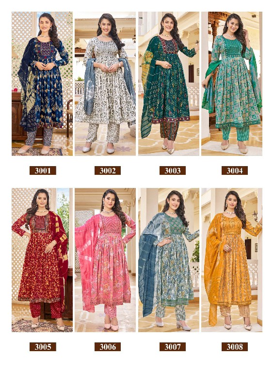 NAVKAR CREATION SIRI VOL 3 FULLSTITCH NAYRA CUT FANCY SALWAR KAMEEZ