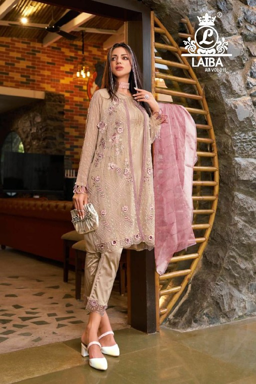 LAIBA THE DESIGNER AM VOL 315 STYLISH FULL STITCH PAKISTANI SALWAR SUIT WITH JACKET STYLE