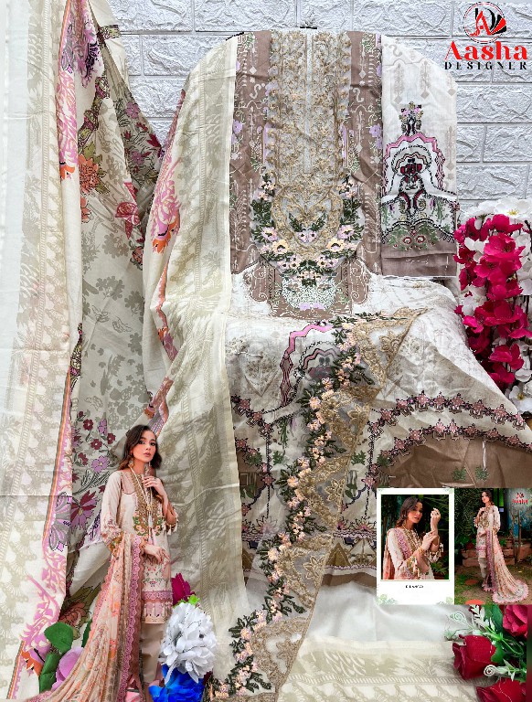 Aasha Needle Wonder Lawn Collection Vol-8 Wholesale Indian Pakistani Suits