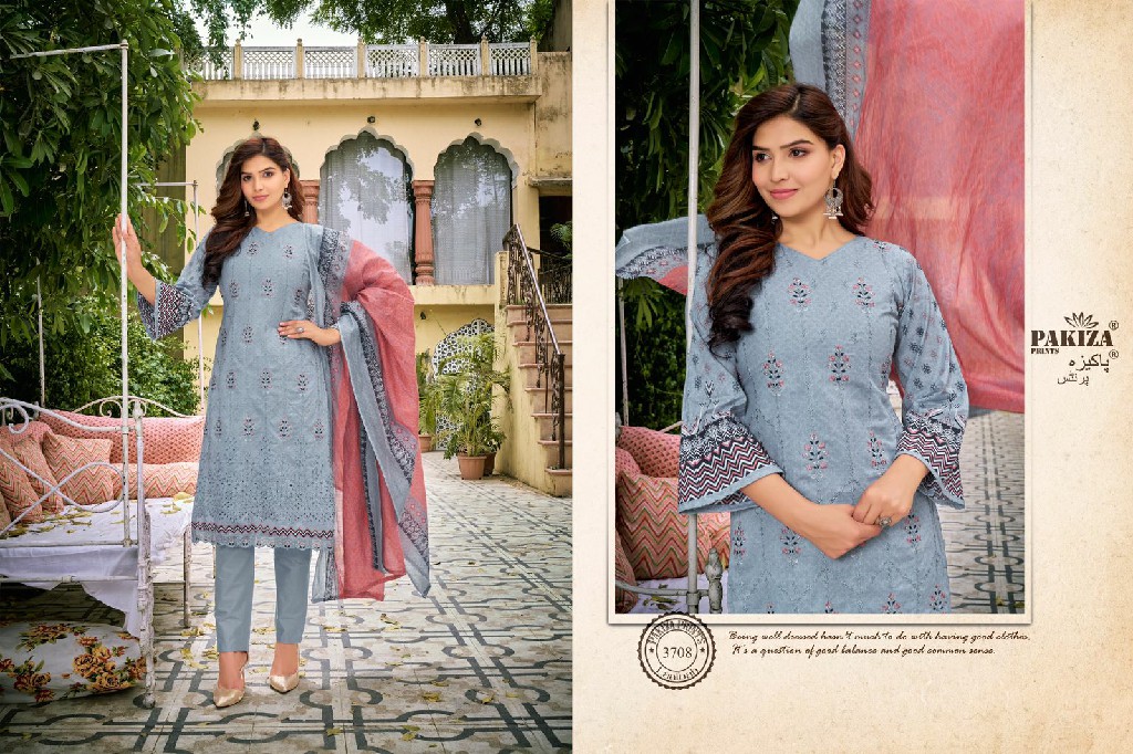 Pakiza Laaibah Vol-37 Wholesale Kashmiri Heavy Neck Work Dress Material