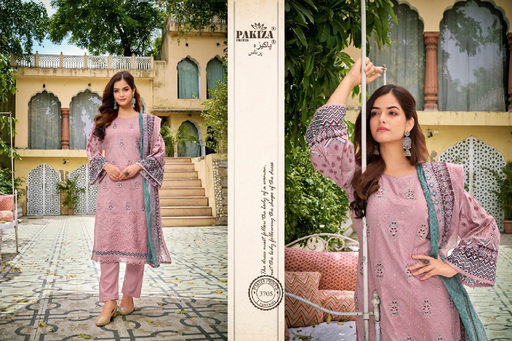 Pakiza Laaibah Vol-37 Wholesale Kashmiri Heavy Neck Work Dress Material