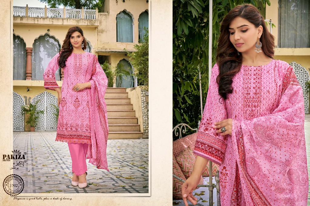 Pakiza Laaibah Vol-37 Wholesale Kashmiri Heavy Neck Work Dress Material