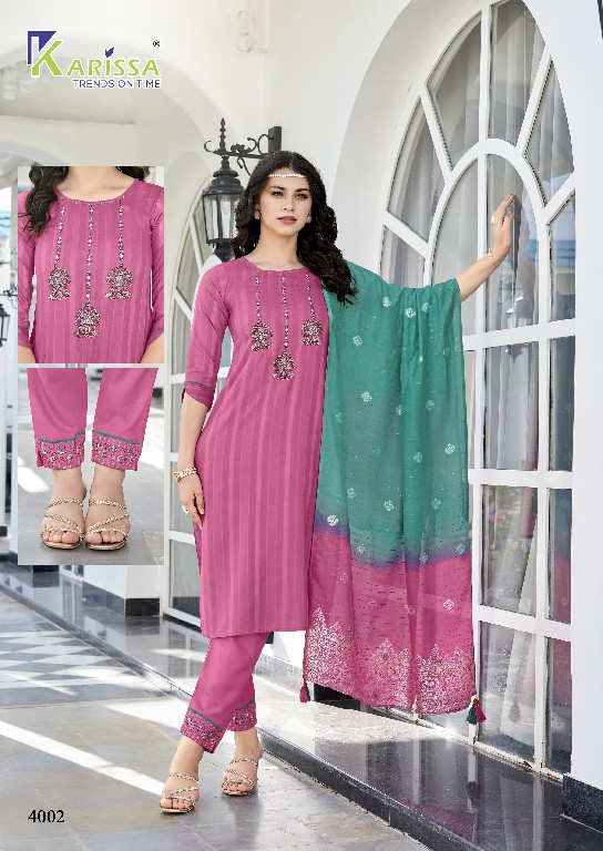 OPEL VOL 4 BY KARISSA FANCY CLASSY LOOK READYMADE 3PCS SUITS