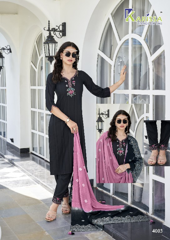 OPEL VOL 4 BY KARISSA FANCY CLASSY LOOK READYMADE 3PCS SUITS