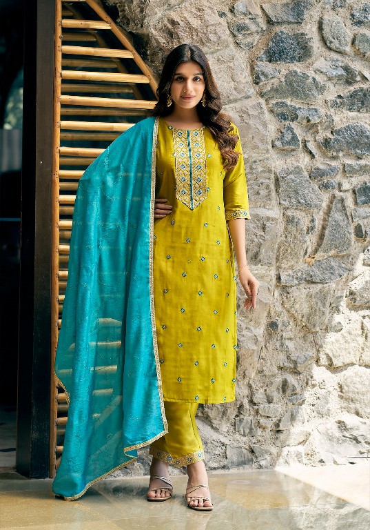 Vaniska Fiza Vol-1 Wholesale Straight Kurti With Pant And Dupatta