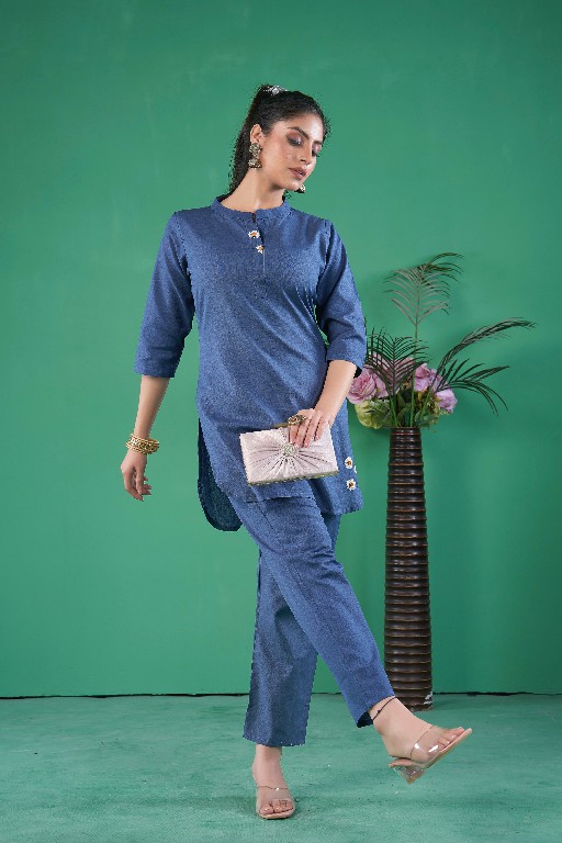 SEAMORE PRESENTS KIKOLA TRENDY OUTFIT FULL STITCH WOMEN KURTA WITH PANT