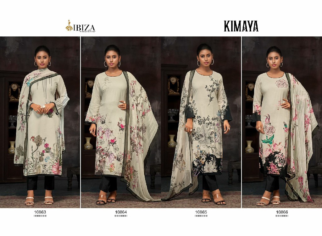 Ibiza kimaya Wholesale Pure Linen With Hand Work Salwar Suits
