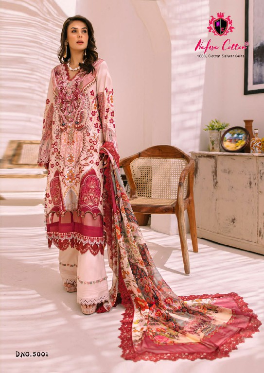 Nafisa Andaaz Karachi Suits Vol-5 Wholesale Printed Karachi Suits