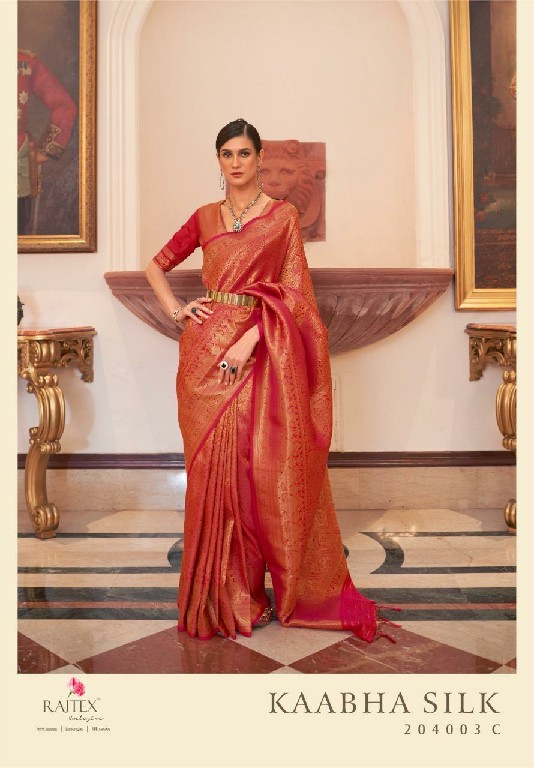 Rajtex Kaabha Silk 204003 Colours Wholesale Party Wear Indian Sarees